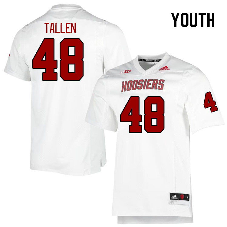 Youth #48 Sam Tallen Indiana Hoosiers College Football Jerseys Stitched-Retro